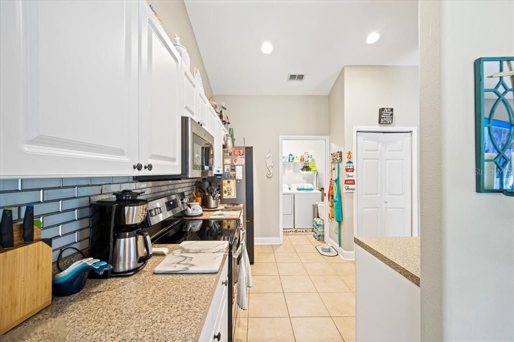 Kitchen to laundry room