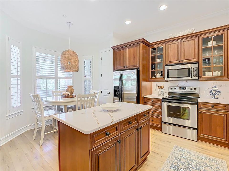 Kitchen Prep Island with outlet for Appliances