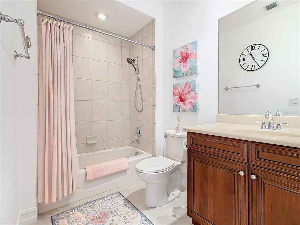 Secondary Bathroom Combination Tub and Shower