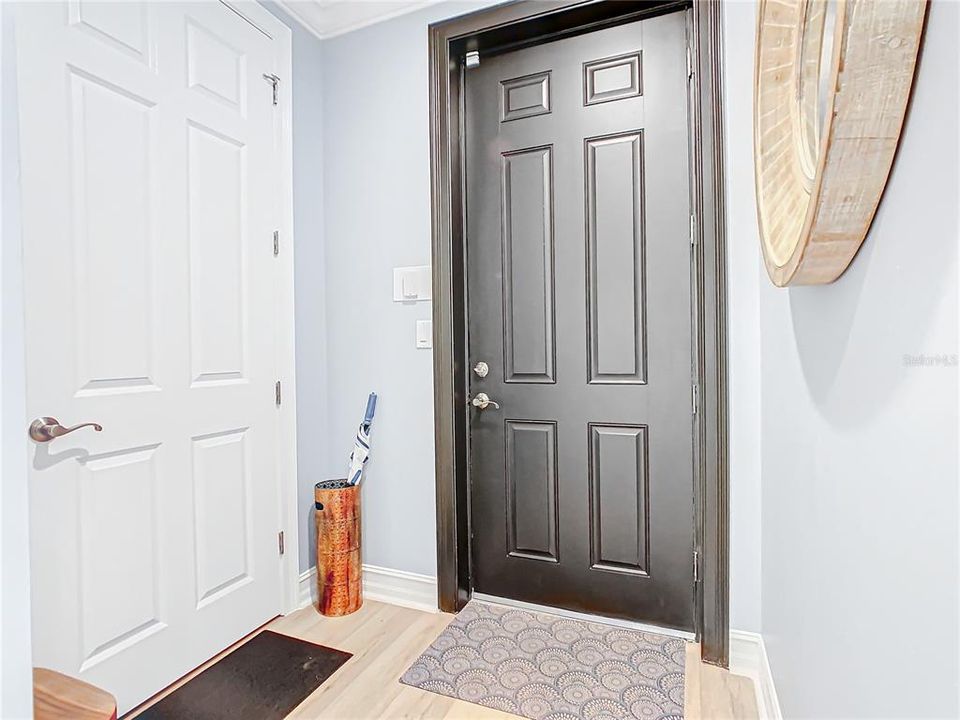 Foyer Entrance with Coat Closet