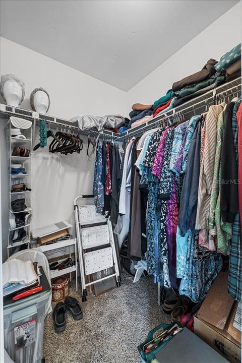 One of two nice big walk-in closets - this one is in the Owner's Oasis.