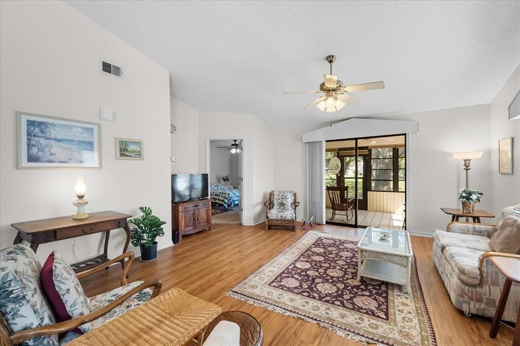 Living Room showing off its high ceilings, natural light and happy energy. Oh, stop it, Living Room! ;-)