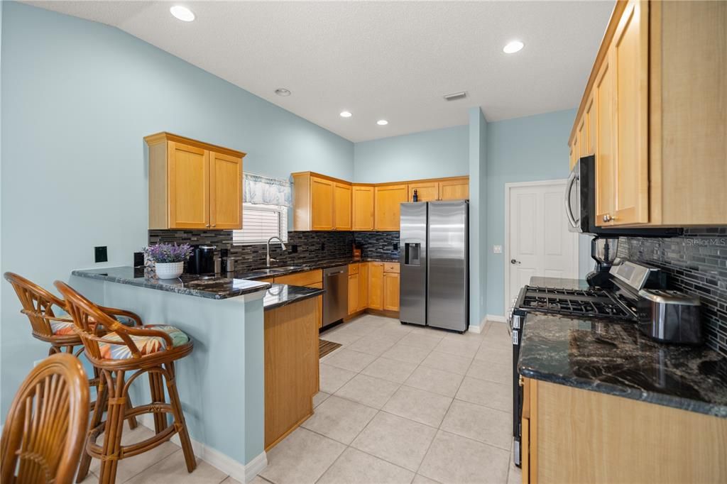 Kitchen with 2021 appliances