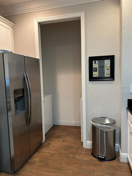 kitchen with SS appliances and granite counters