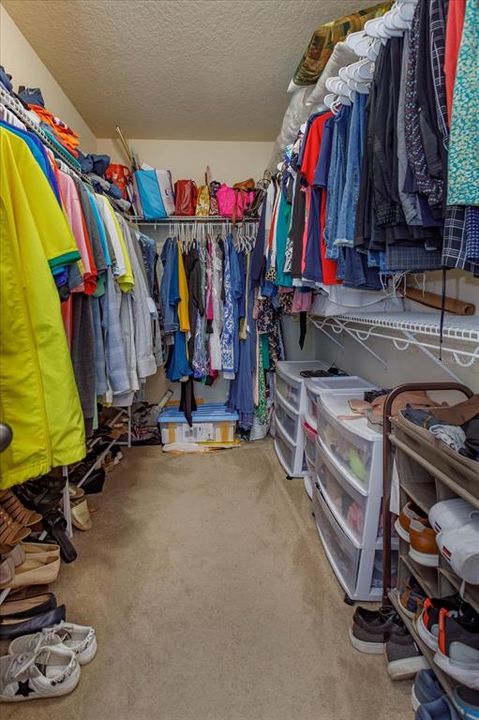 Walk-in Closet in Master Bedroom