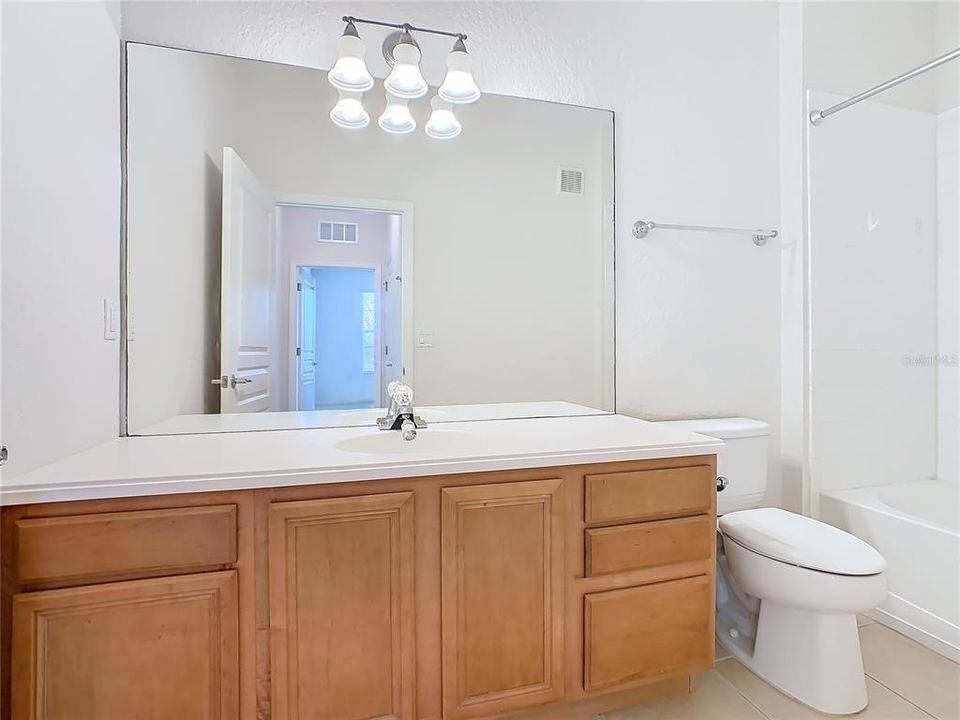 Another view of the guest bathroom.