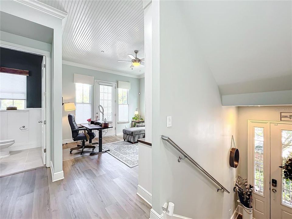 View from Kitchen to Sitting Room.