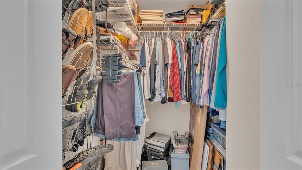 Bedroom 3 walk in closet