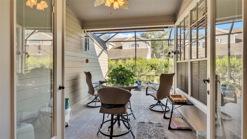 Relax on the Screened lanai