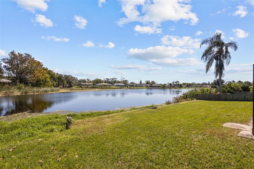 Backyard with view of Diana Lake