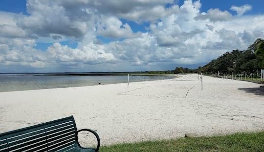 Lake Shore park is a bike ride away with it's own beach and pavilions