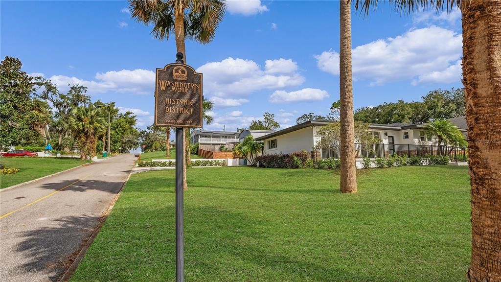 Historic District sign on your corner lot to show off!