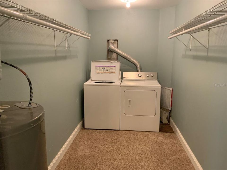 Laundry in Primary bedroom