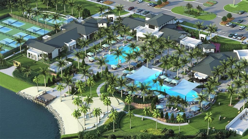 Rendering Aeriel View of Amenity