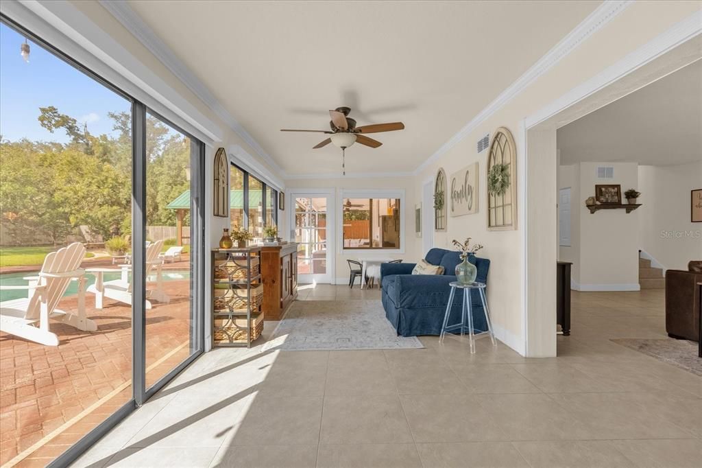 Sunroom lower level