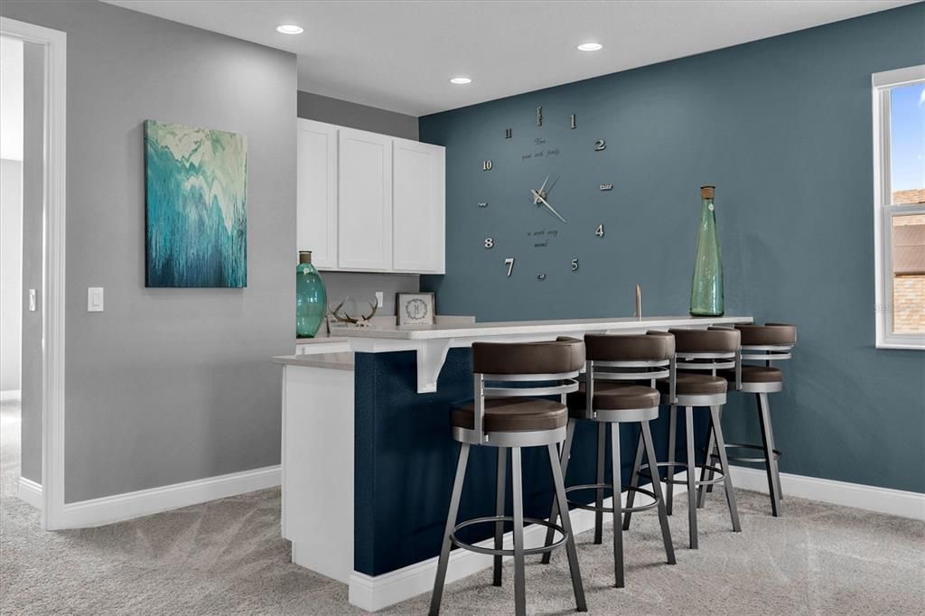 Wet Bar in Loft