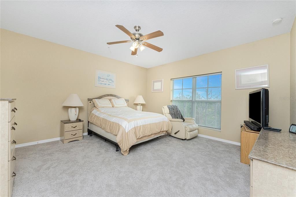 Spacious third floor main bedroom.