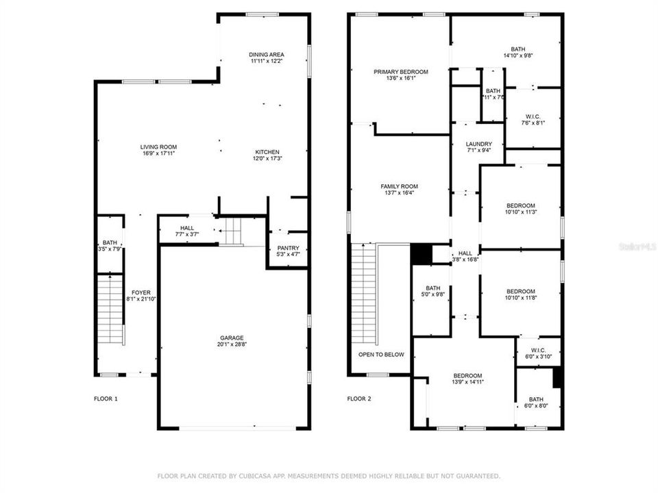 Floorplan - Measurements are approximate