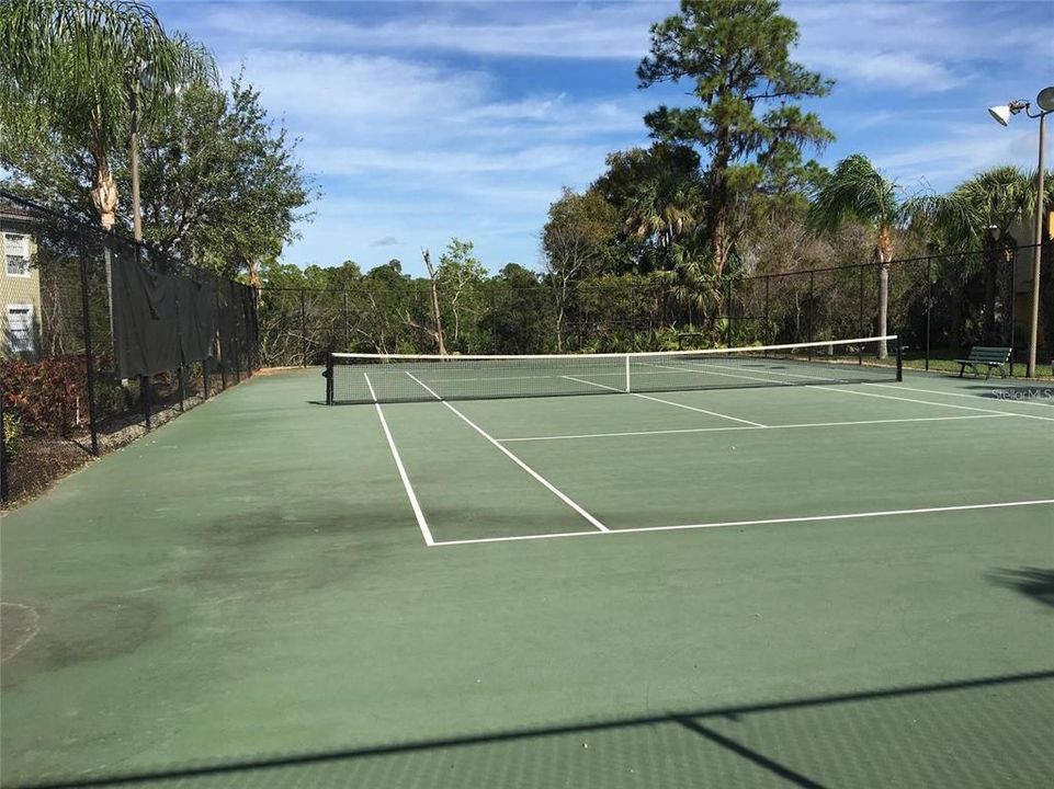 Community tennis court