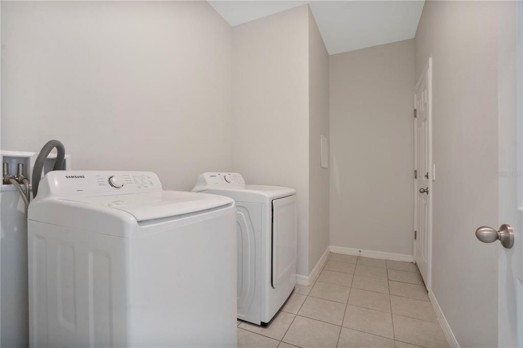 Large laundry room