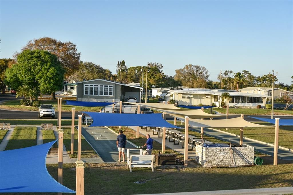 Bocce Ball courts