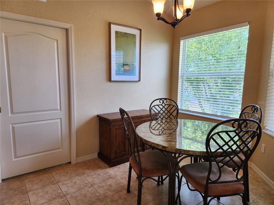 Dining room with nice views