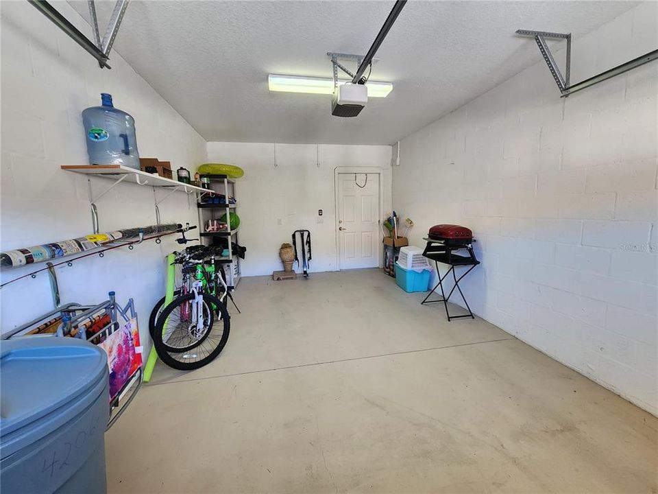 Nice garage and storage.