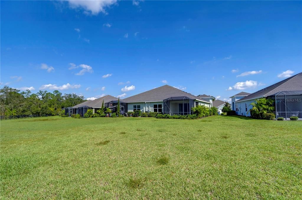 HUGE yard space in addition to the large lanai!