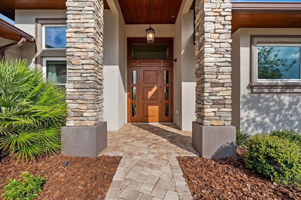 Beautiful mahogany door