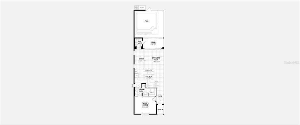 Destin III Floorplan - First Floor