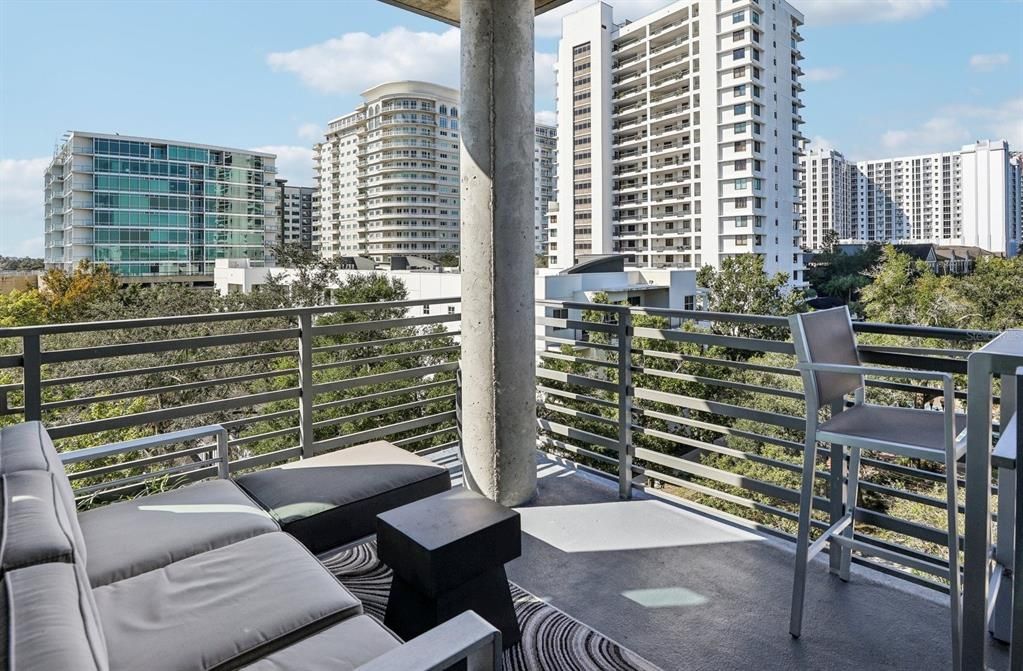 Oversized balcony with unobstructed views