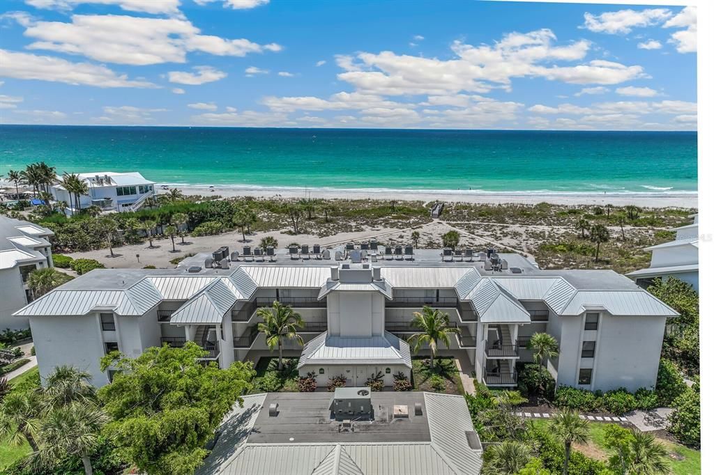 Beach Chalet Condominium with direct west-facing views of the Gulf!