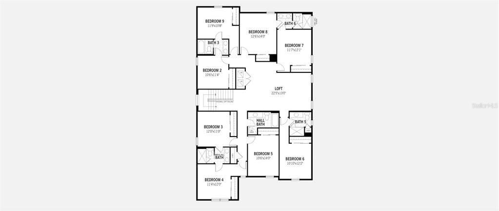 Napa III Floorplan - Second Floor