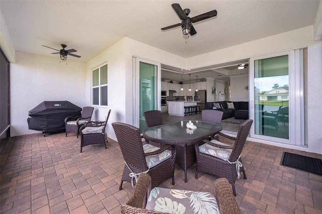 Screened Patio w/ Water View