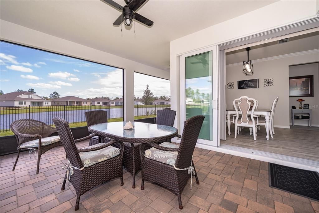 Screened Patio w/ Water View