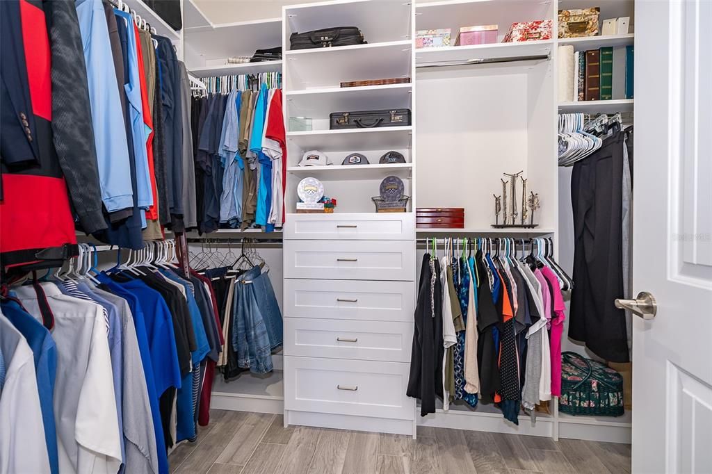 Primary Closet w/ Built-Ins