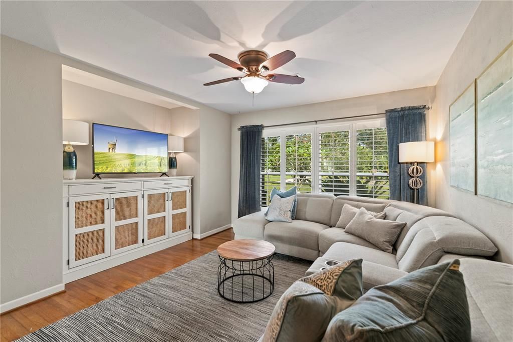 Family room- could easily be converted to a 4th bedroom