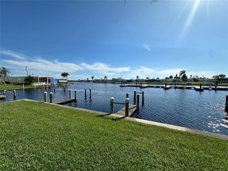 Boat Slips/water view