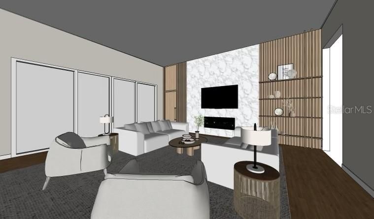 Interior rendering subject to change with finish selection