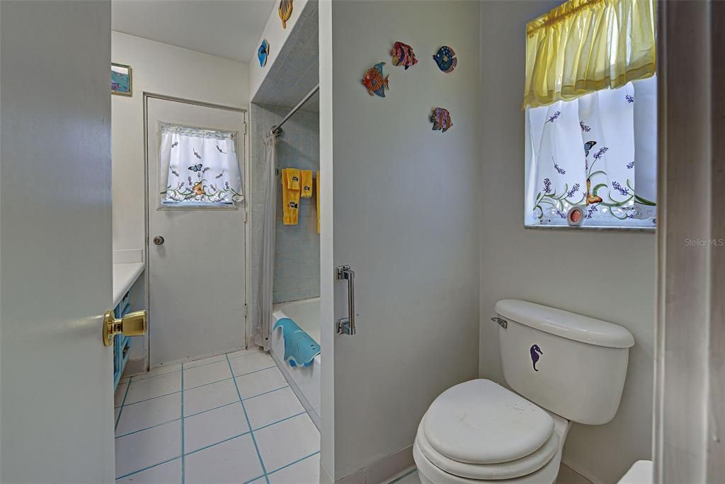 Guest Bath with Door to Lanai