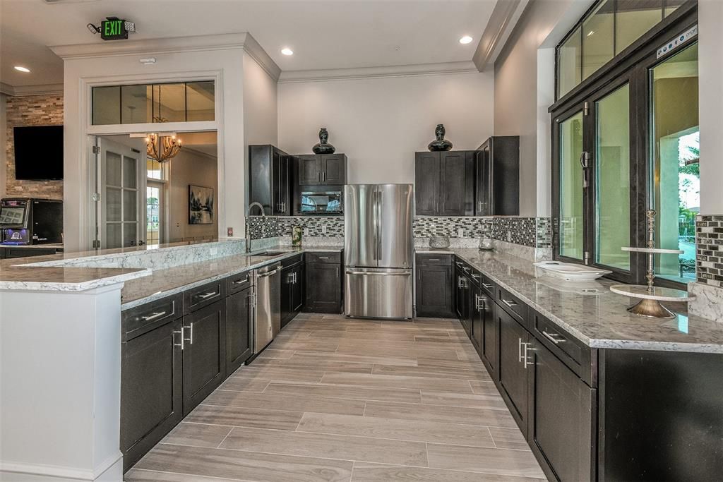 Kitchenette in Clubhouse