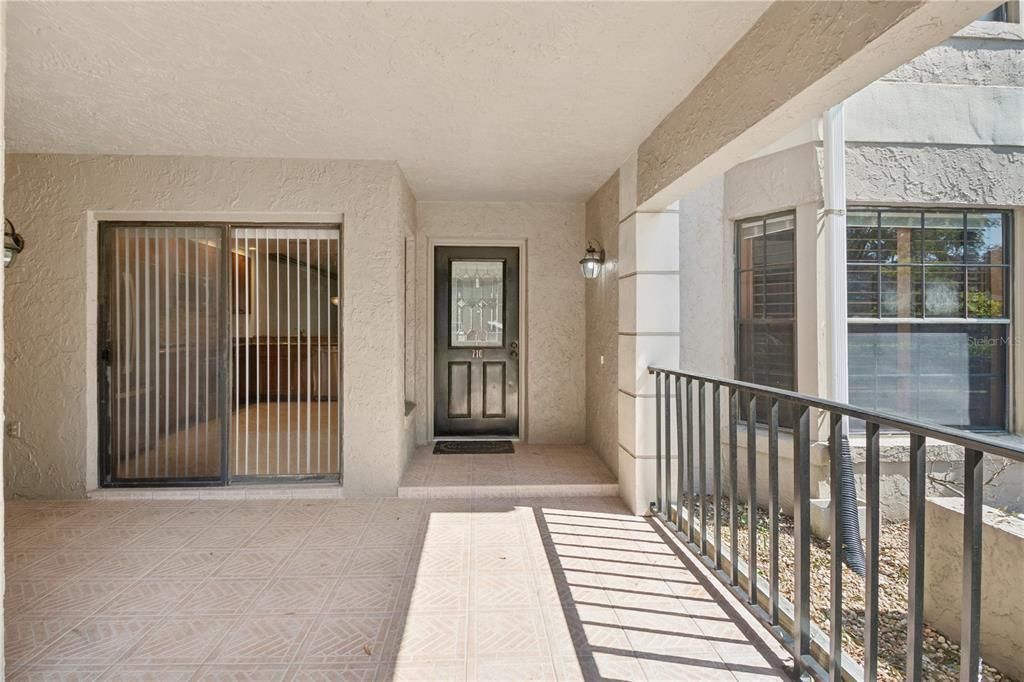 First Floor condo - Front entry and front patio