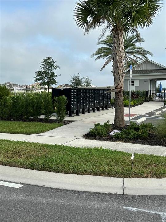 Mailboxes found right at the front.