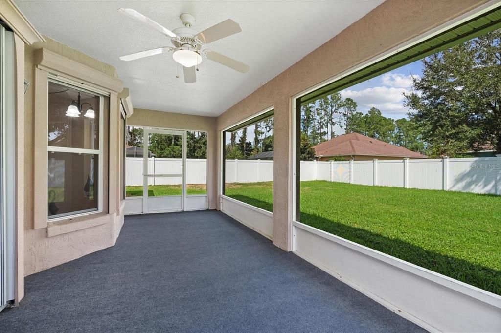 Screened in patio