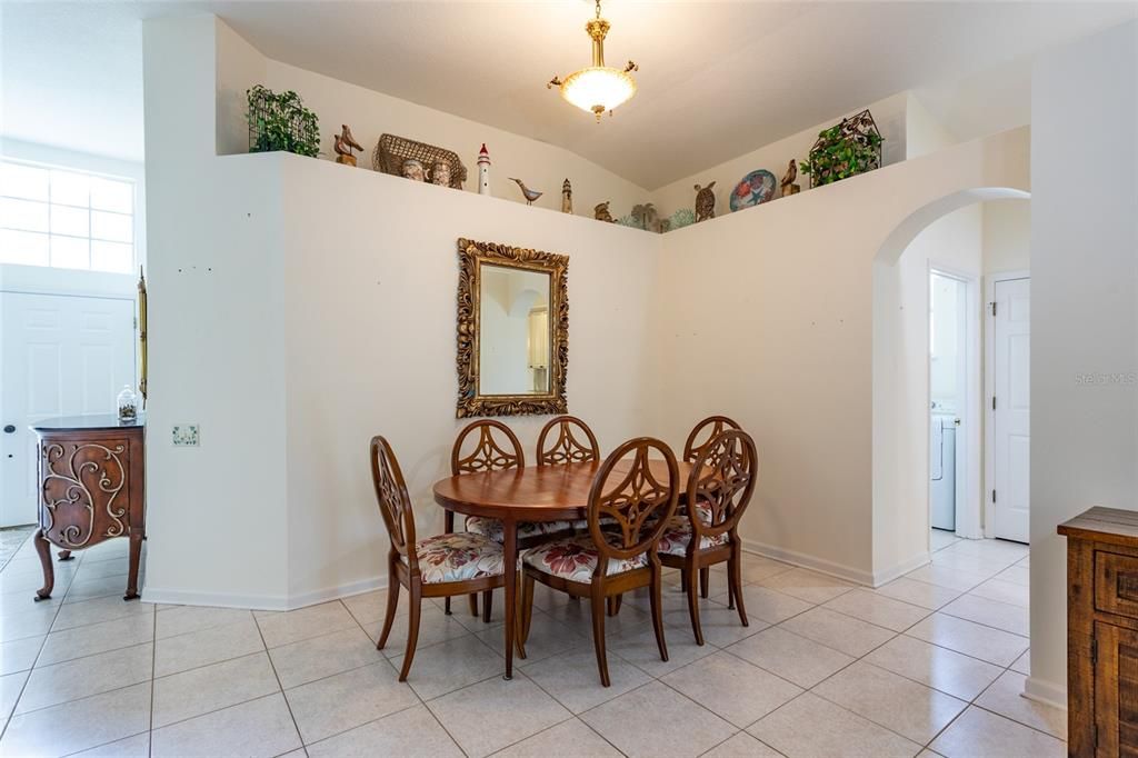 Spacious dining room for entertaining