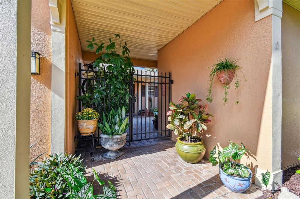 Entrance to Courtyard