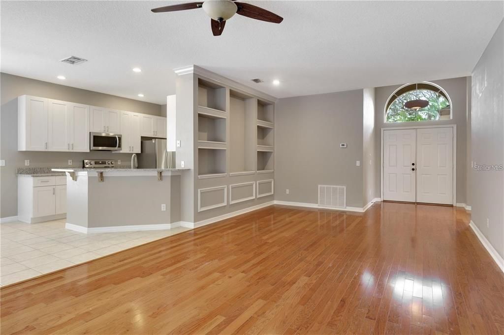 KITCHEN WITH FOYER VIEW