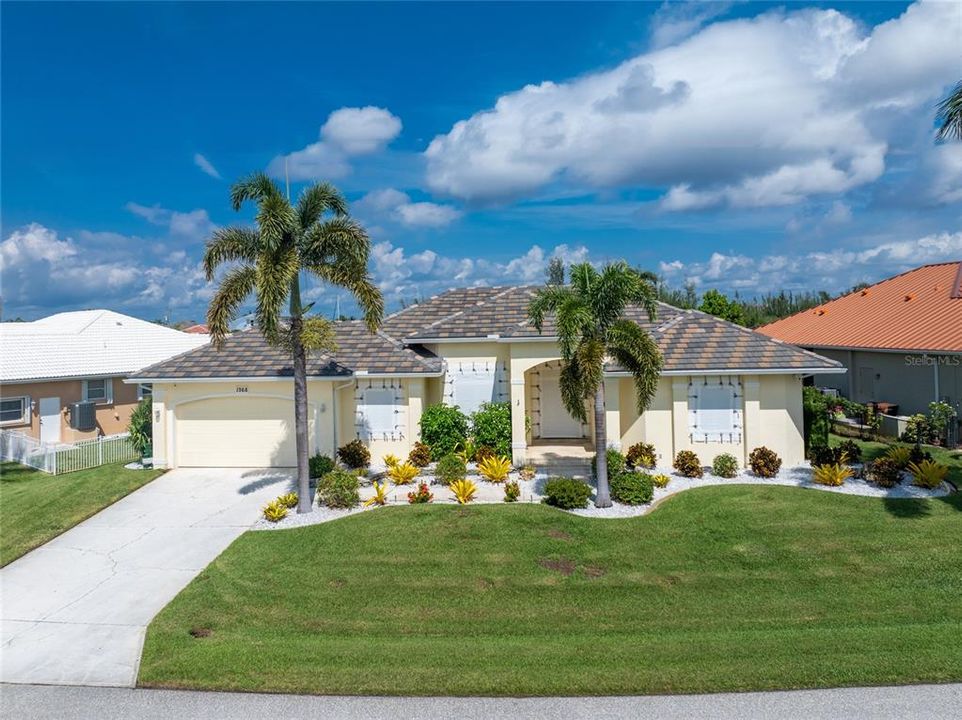 Beautiful manicured landscaping