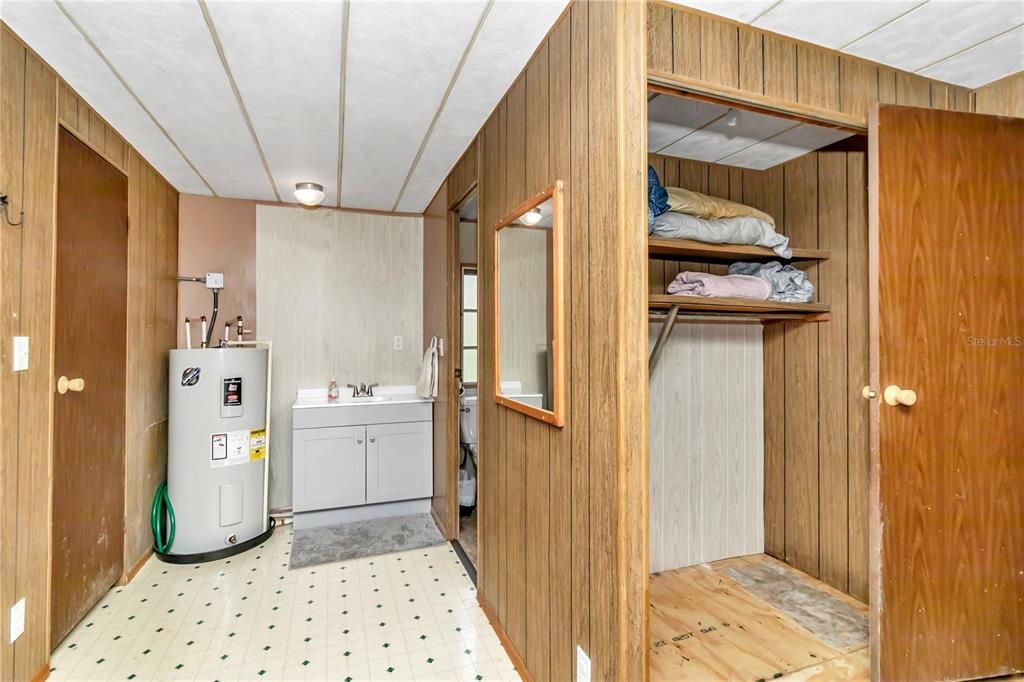 Primary closet/bathroom