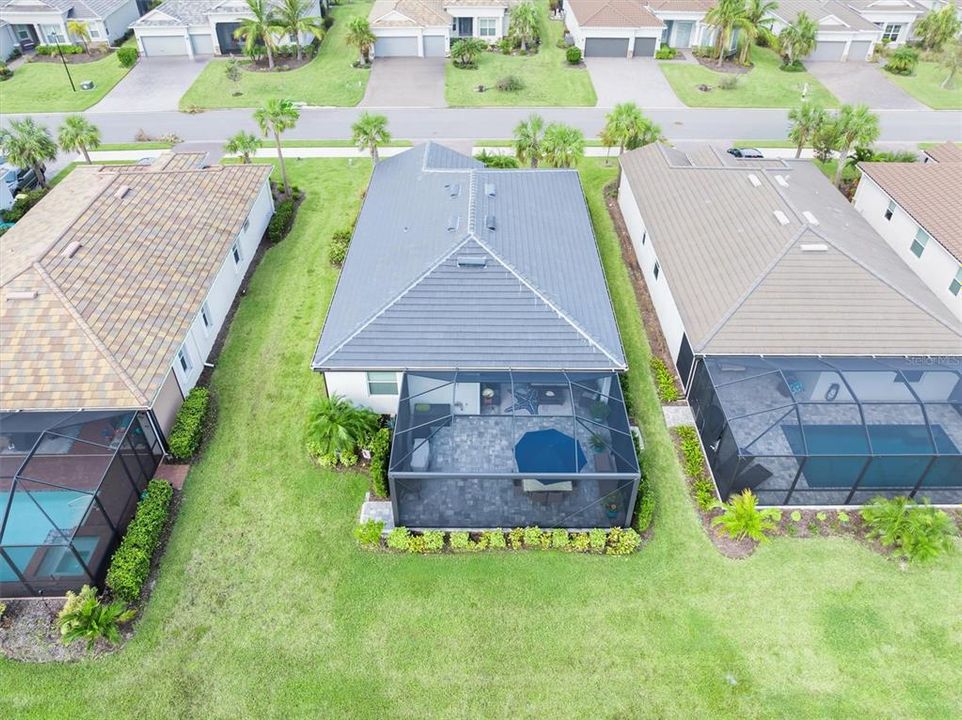 Oversized lanai with space for pool.